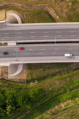 Otobanın havadan görüntüsü