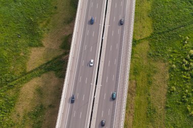 Otobanın havadan görüntüsü