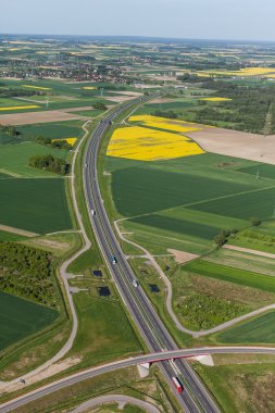 Otobanın havadan görüntüsü 