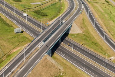 Otobanın havadan görüntüsü 