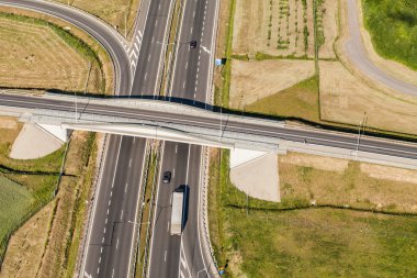 Otobanın havadan görüntüsü 