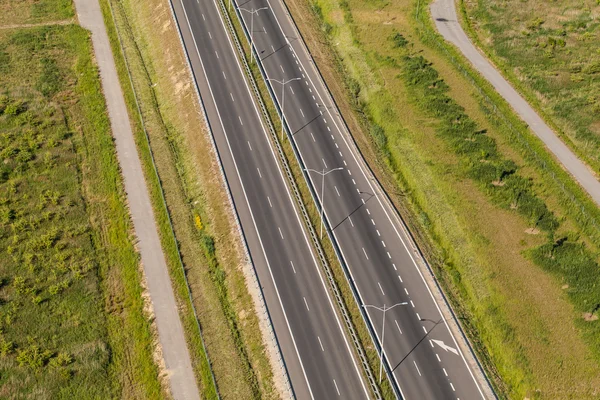 Vista aérea de la autopista —  Fotos de Stock