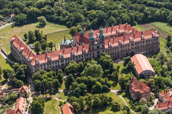 Vista aerea dell'abbazia di Lubiaz — Foto Stock