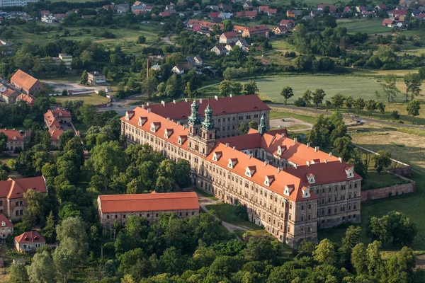 Vista aerea dell'abbazia di Lubiaz — Foto Stock