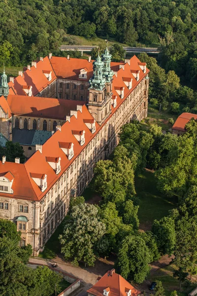 Vista aerea dell'abbazia di Lubiaz — Foto Stock