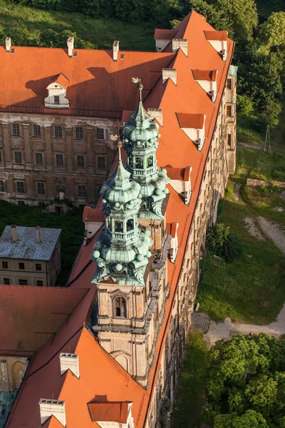 Vista aerea dell'abbazia di Lubiaz — Foto Stock