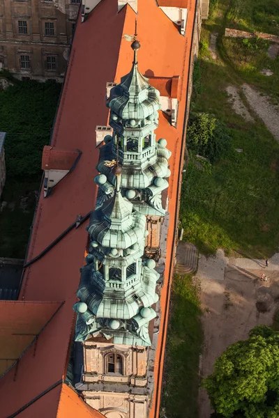 Flygfoto över Lubiaz abbey — Stockfoto