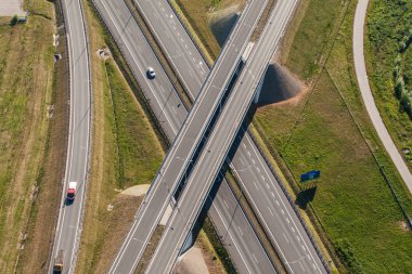 Otobanın havadan görüntüsü 