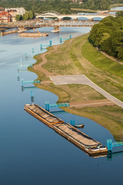 Flygfoto över bron — Stockfoto