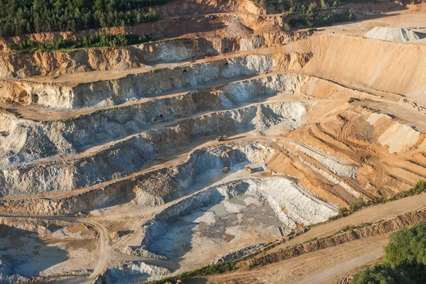 Vista aérea de la cantera de roca —  Fotos de Stock