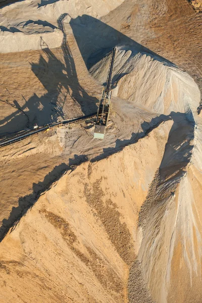 Letecký pohled na skalní lom — Stock fotografie