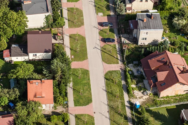 Aerial view of Wroclaw city suburbs — Stock Photo, Image