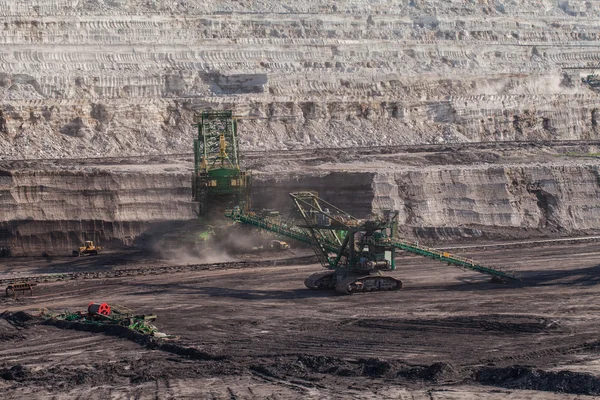 Kömür madeninin havadan görünüşü — Stok fotoğraf