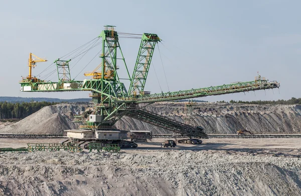 Aerial view of coal mine — Stock Photo, Image