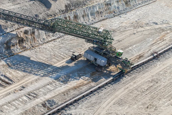 Vista aérea de la mina de carbón —  Fotos de Stock