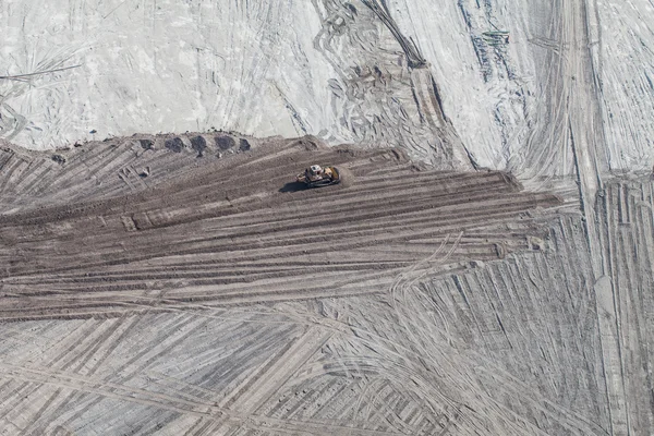 Letecký pohled na uhelný důl — Stock fotografie