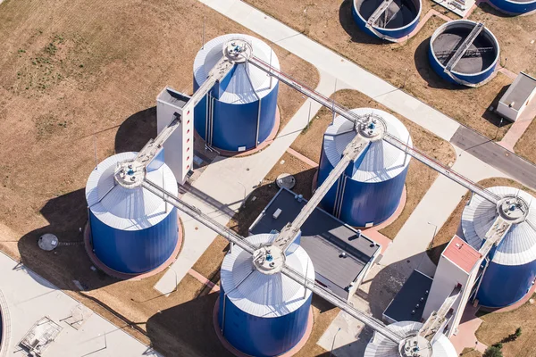 Planta de tratamiento de aguas residuales — Foto de Stock