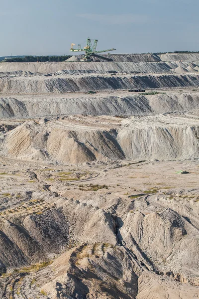 Aerial view of coal mine — Stock Photo, Image