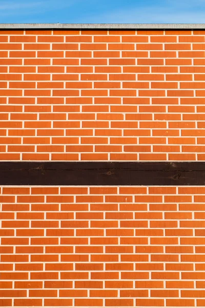 Background of renovated red brick wall — Stock Photo, Image