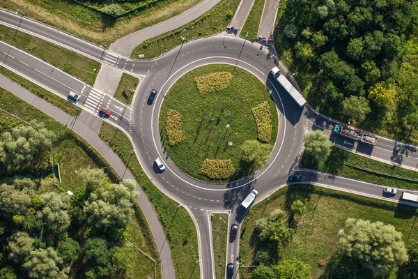 Vista aérea de la rotonda — Foto de Stock