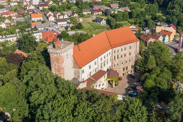 Vista aerea del castello di Otmuchow — Foto Stock