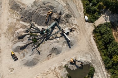 Taş ocağı taş işleme tesisi