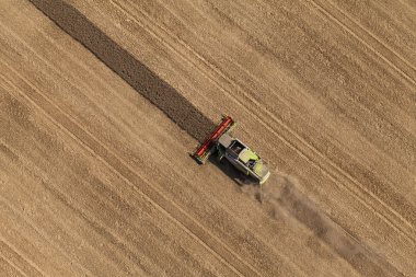 Hasat sahada çalışan birleştirme