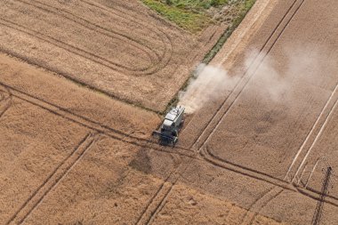 Hasat sahada çalışan birleştirme