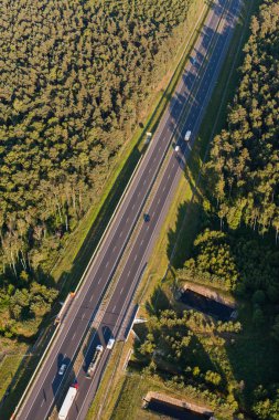 Otobanın havadan görüntüsü 