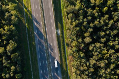 Otobanın havadan görüntüsü 