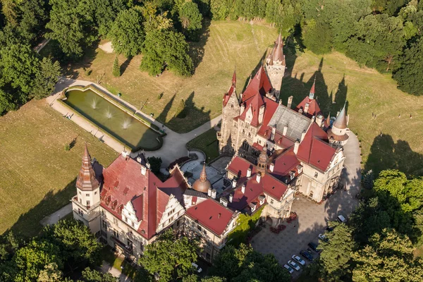 Moszna castle in Poland — Stock Photo, Image