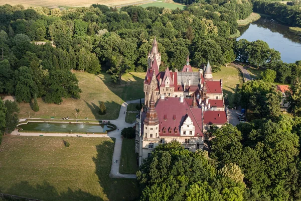 Moszna castle, Lengyelország — Stock Fotó