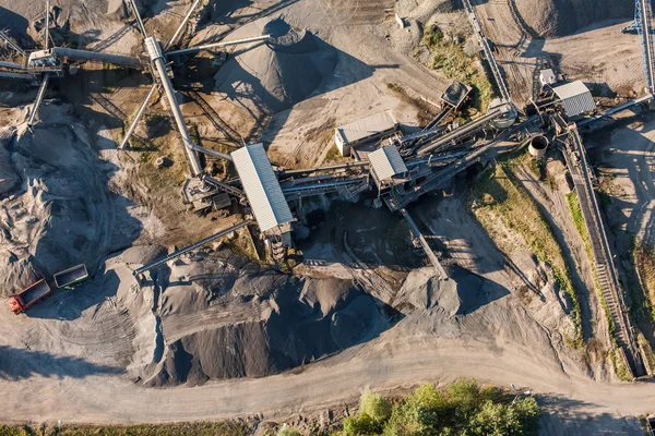 โรงงานแปรรูปหินเหมืองหิน — ภาพถ่ายสต็อก