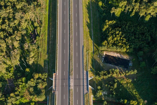 Aerial view of  highway — Stock Photo, Image