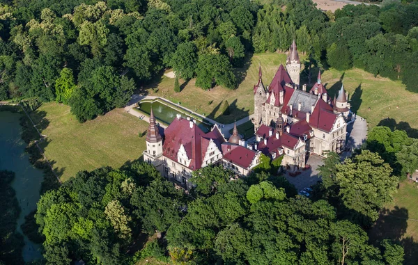 Moszna castle in Poland — Stock Photo, Image