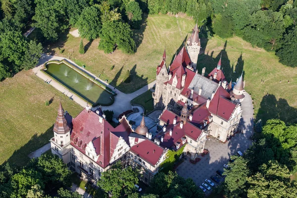 Moszna castle in Poland — Stock Photo, Image