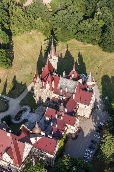 Moszna castle in Poland — Stock Photo, Image