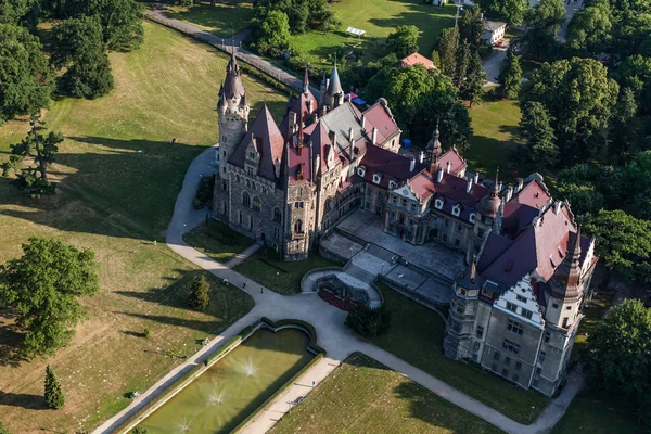 Moszna castle, Lengyelország — Stock Fotó