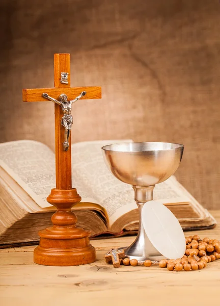 Holy communion chalice — Stock Photo, Image