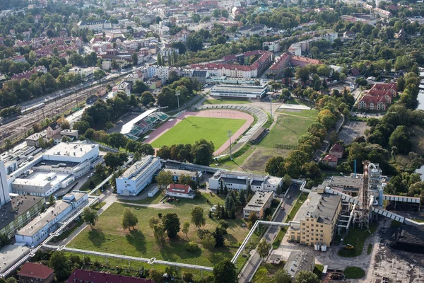 Sport arena in Jelenia Gora stad — Stockfoto