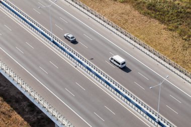 Otobanın havadan görünüşü 