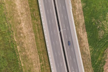 Otobanın havadan görüntüsü 