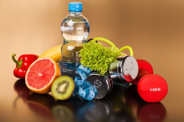 Fitness Ekipmanları ve sağlıklı gıda 