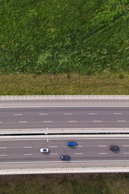 Otobanın havadan görüntüsü 