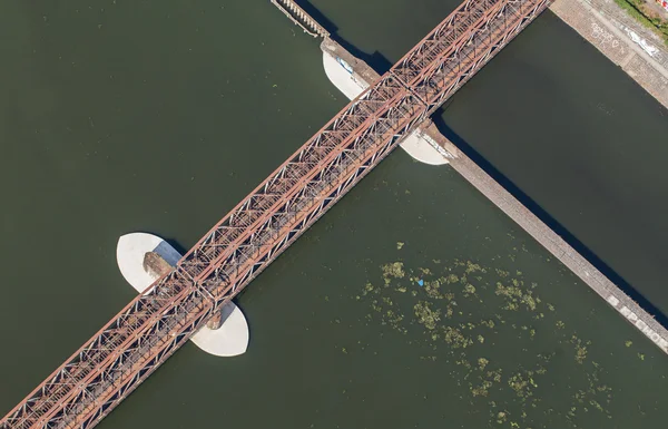 Ponte da cidade na cidade de Wroclaw — Fotografia de Stock