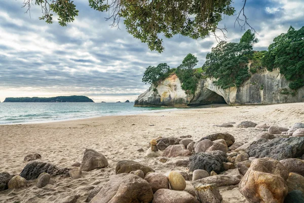 Katedral Koyu Mağarası Yeni Zelanda Coromandel — Stok fotoğraf