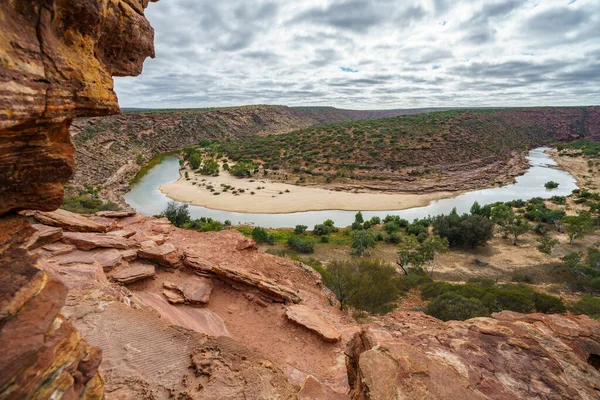 Senderismo Curva Herradura Del Río Murchison Ventana Naturalezas Parque Nacional — Foto de Stock