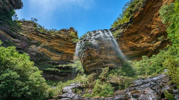 Beautiful Waterfalls Blue Mountains National Park Wentworth Falls New South — Stock Photo, Image