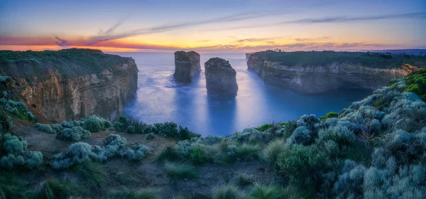 Famoso Tom Eva Mirador Atardecer Gran Camino Del Océano Victoria —  Fotos de Stock