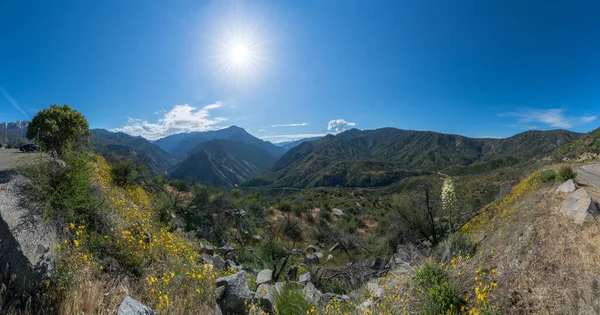 Carretera Escénica Parque Nacional Del Cañón Reyes Los Fotos de stock libres de derechos